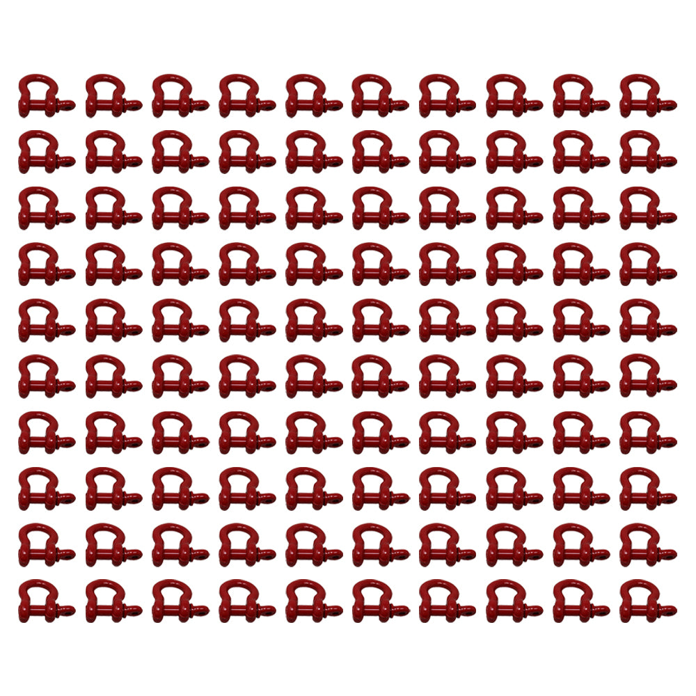 (100) 3/4" Screw Pin Clevis Anchor Bow Shackles Sling Cable Chain Rigging