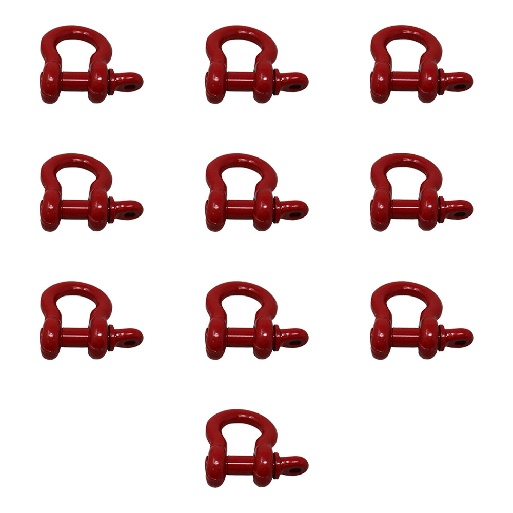 (10) 3/4" Shackle Screw Pin Clevis Anchor Bow Shackles Sling Cable Chain Rigging