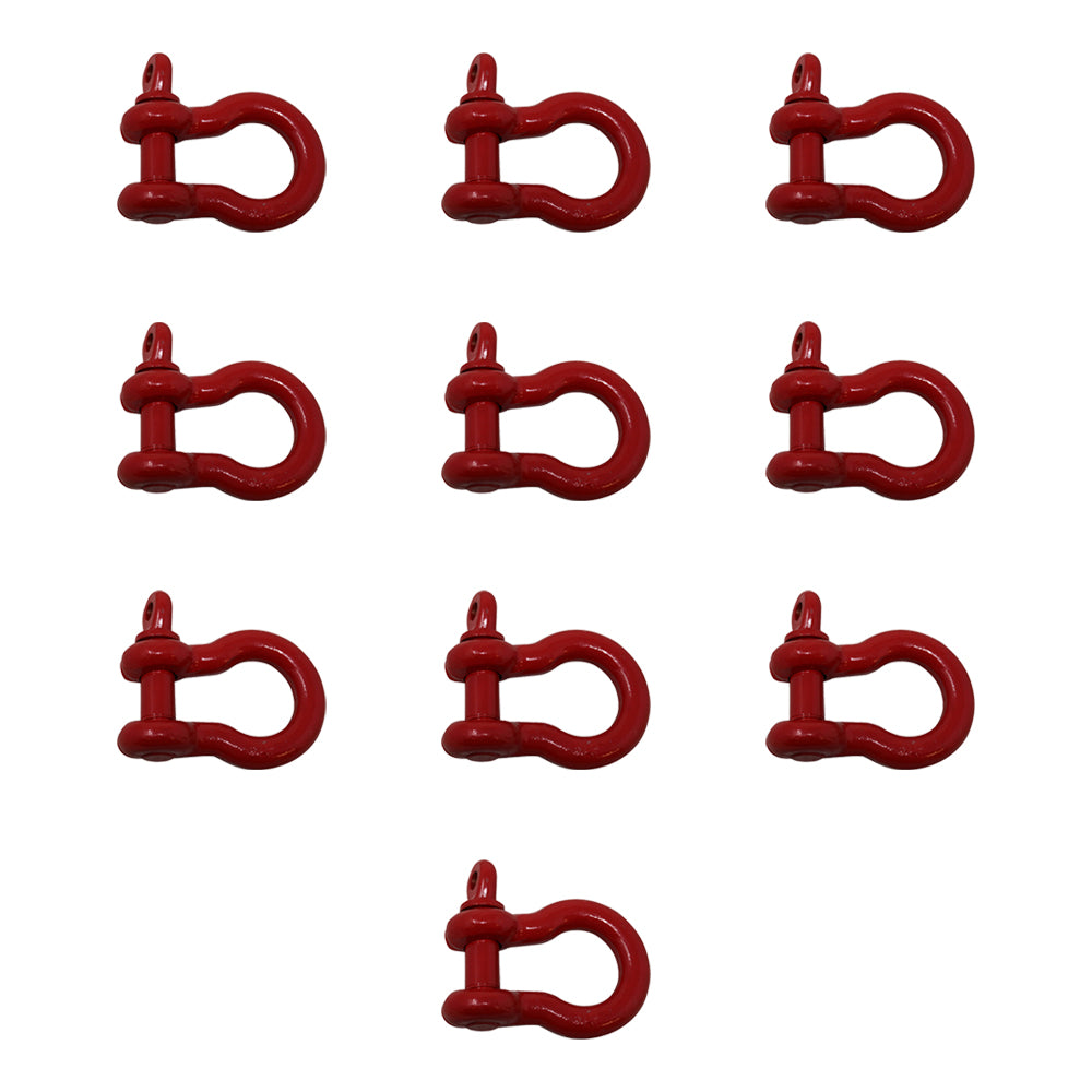 (10) 3/4" Shackle Screw Pin Clevis Anchor Bow Shackles Sling Cable Chain Rigging