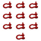(10) 3/4" Shackle Screw Pin Clevis Anchor Bow Shackles Sling Cable Chain Rigging