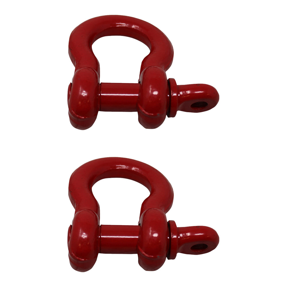 (2) 3/4" Shackle Screw Pin Clevis Anchor Bow Shackles Sling Cable Chain Rigging