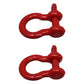 (2) 3/4" Shackle Screw Pin Clevis Anchor Bow Shackles Sling Cable Chain Rigging
