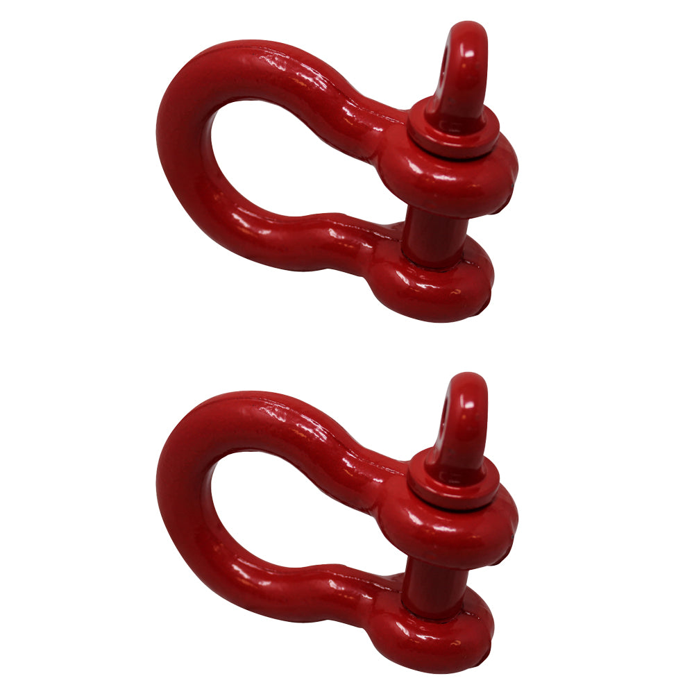 Two 3/4" Screw Pin Shackles Clevis D Ring Anchor 3.25 TON Lifting Ring Excavator