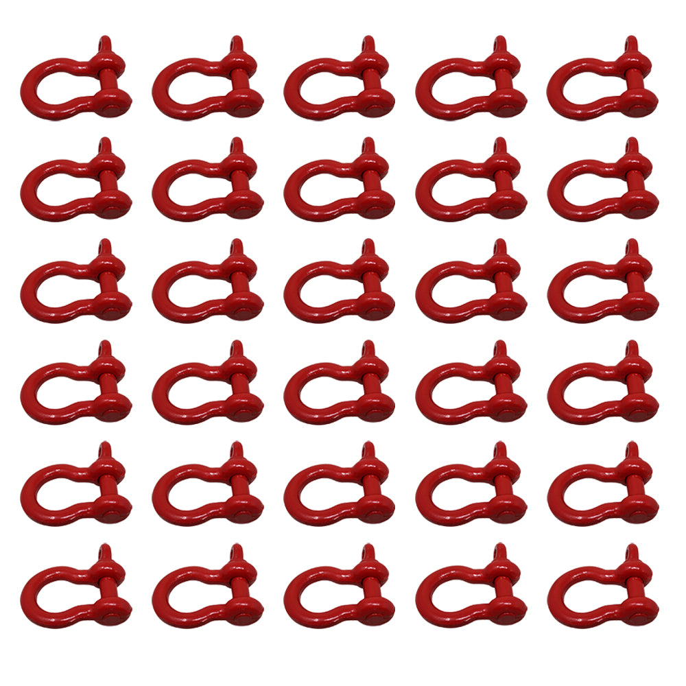 (30) 3/4" Shackle Screw Pin Clevis Anchor Bow Shackles Sling Cable Chain Rigging