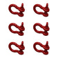 6x 3/4" Shackle Screw Pin Clevis Anchor Bow Shackles Sling Cable Chain Rigging