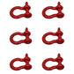 6x 3/4" Shackle Screw Pin Clevis Anchor Bow Shackles Sling Cable Chain Rigging