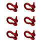 6x 3/4" Shackle Screw Pin Clevis Anchor Bow Shackles Sling Cable Chain Rigging