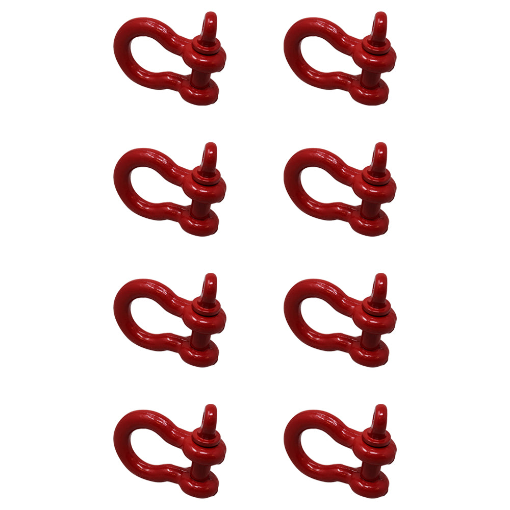 (8) 3/4" Shackle Screw Pin Clevis Anchor Bow Shackles Sling Cable Chain Rigging