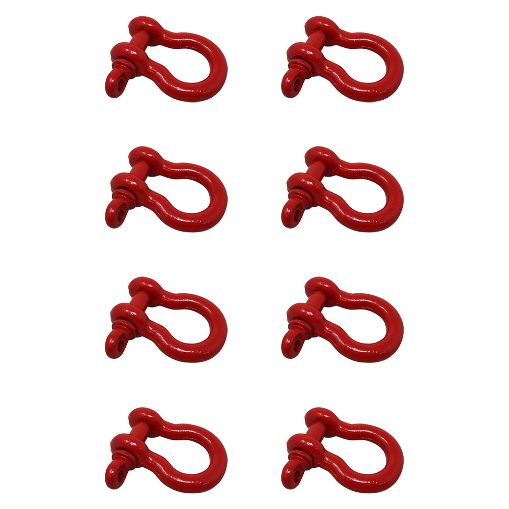 (8) 3/4" Shackle Screw Pin Clevis Anchor Bow Shackles Sling Cable Chain Rigging