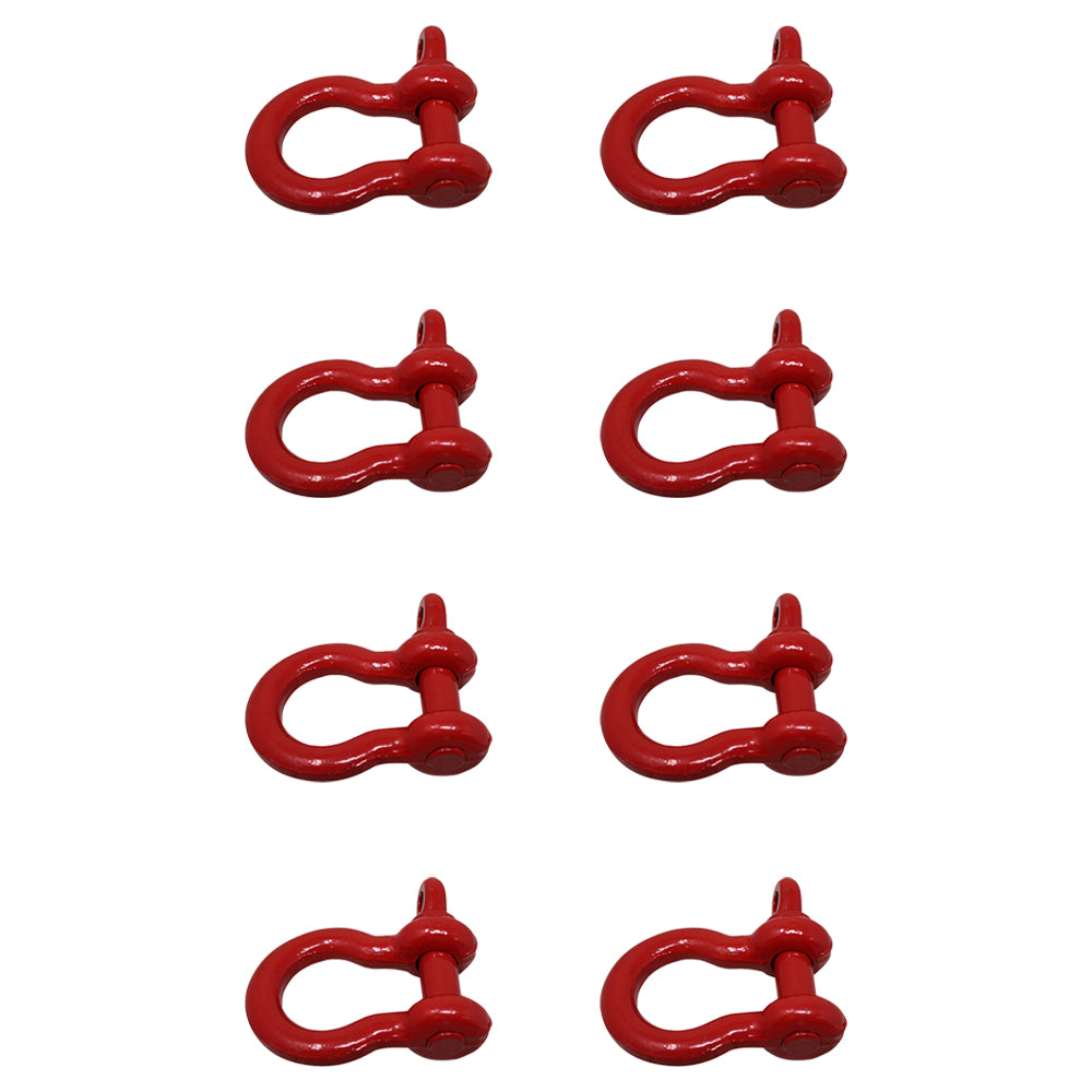 (8) 3/4" Shackle Screw Pin Clevis Anchor Bow Shackles Sling Cable Chain Rigging