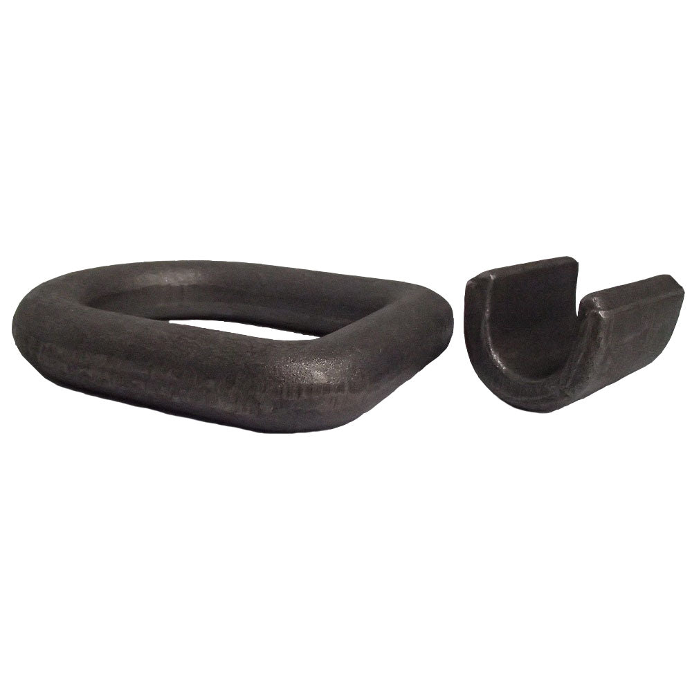 1" Diameter D-Ring with Weld-On Mounting Bracket 15,000 lbs. SWL B50