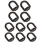 (10) Forged 1" Weld On D Ring Towing Truck Chain Tie Down DOT Reqd WLL Rings