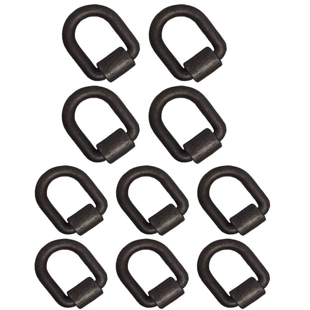 Qty 10: 1" Weld On D-Ring Fits Universal Products Replaces 8 DR100L