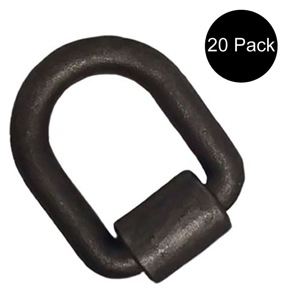 Qty 20: 1" Weld On D-Ring Fits Universal Products Replaces 8 DR100L
