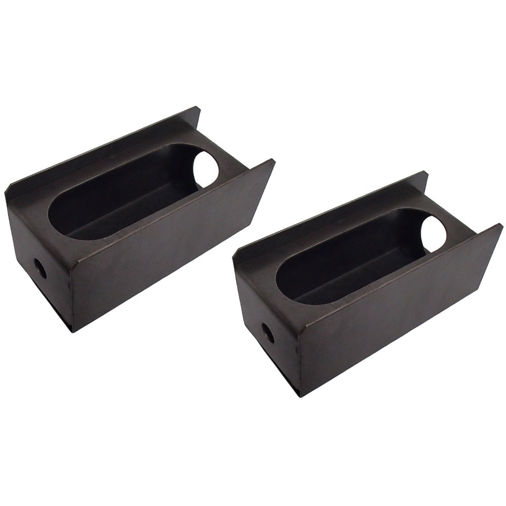 6" Oval Tail Light Box Kit Steel Trailer Truck No License Plate Mount