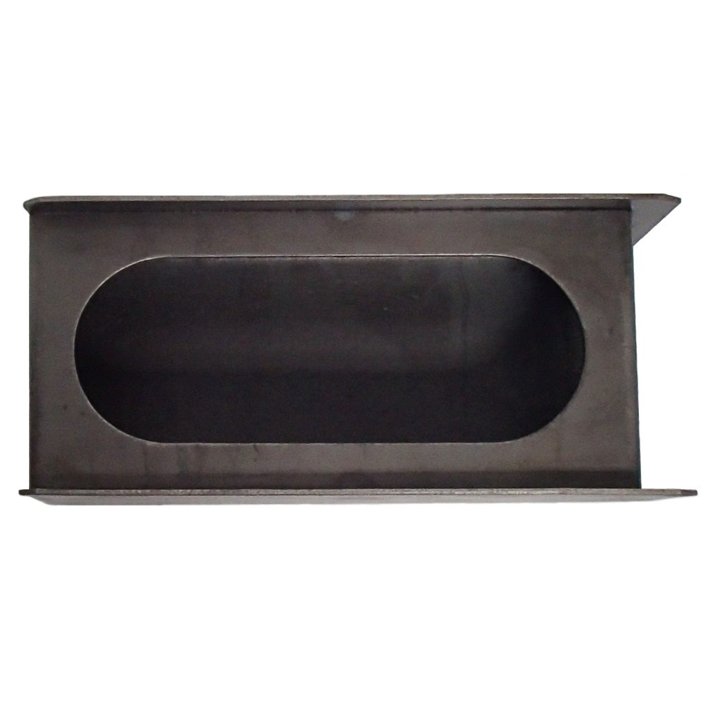 2x6" Steel Utility Truck Trailer Metal Oval Tail Light Guard Box w/2" Side Lamp