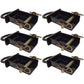 6 Heavy Duty Removable D-Ring Stake Pockets 12,000 lbs Trailer/Flat Bed PK-SPTD6