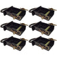 (6) D-Ring Stake Pockets Removable for Trailer Tie Down Transport Anchor Point