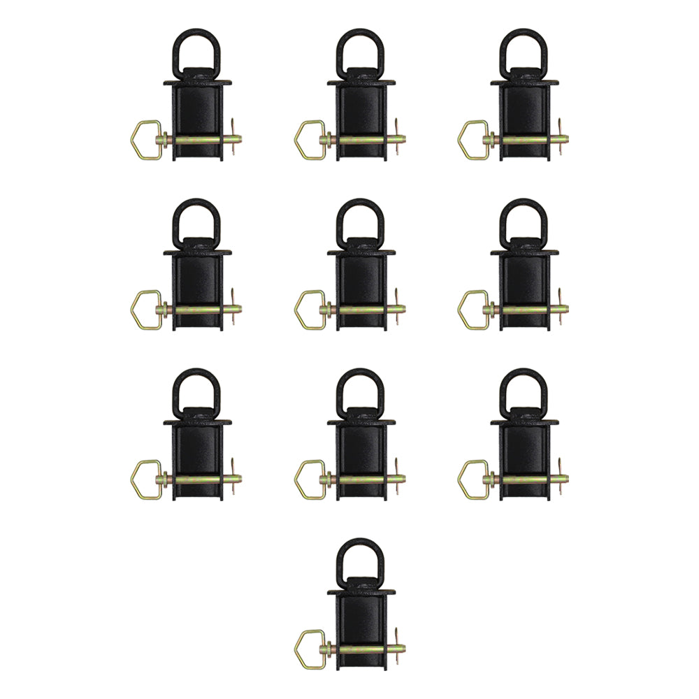 (10-Pk) New Removable Stake Pocket D-Rings For Flatbeds Trucks Trailers