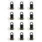 12 Removable Stake Pocket D-Rings for Flatbed & Utility Trailers with Pockets