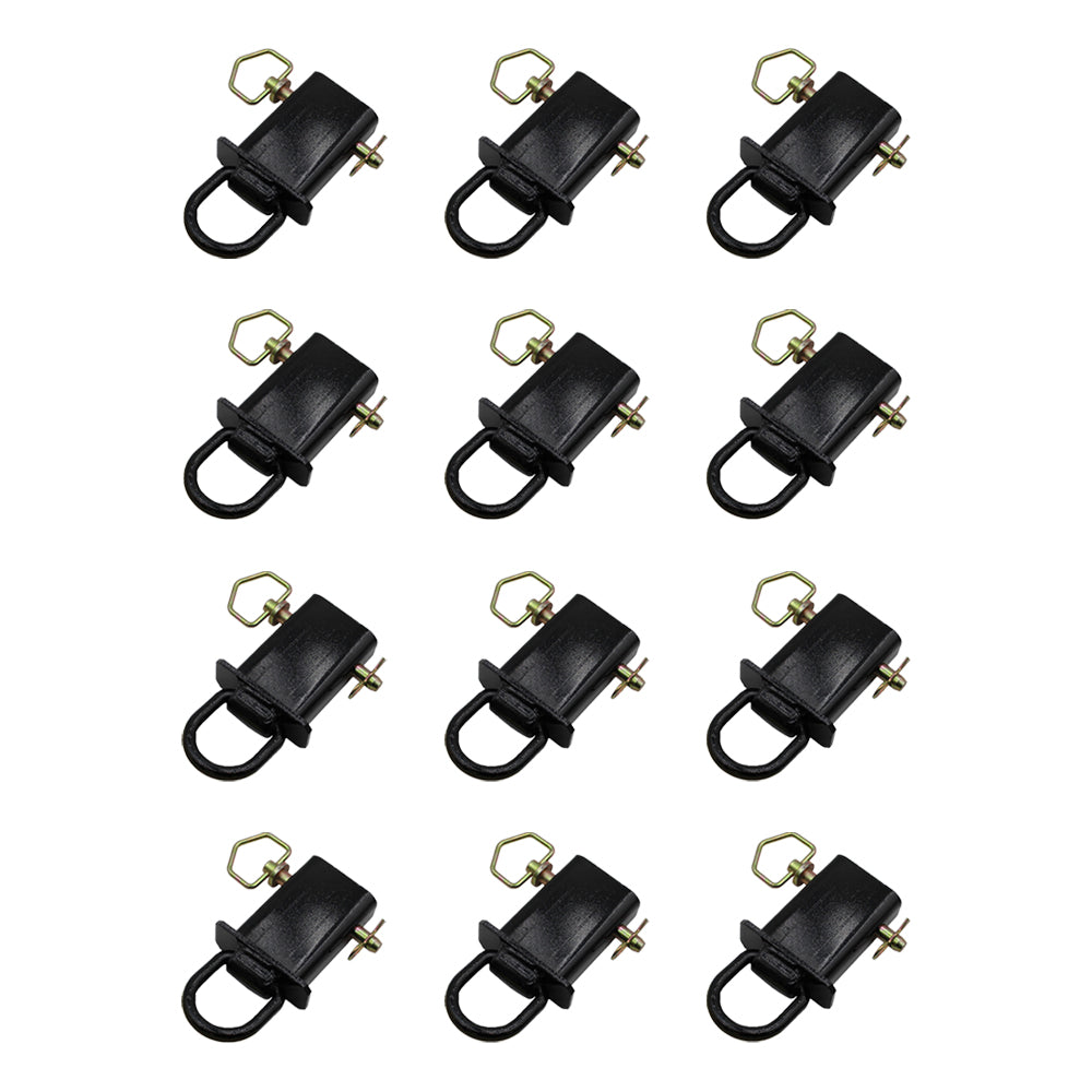 Qty 12: Removable Stake Pocket D-Rings  Fits Universal Products Replaces PK-SPTD