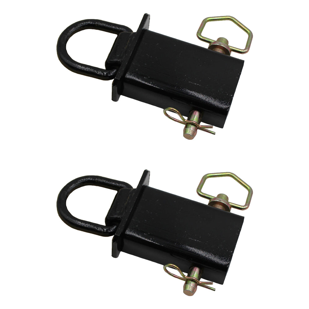 2 Heavy Duty Removable D-Ring Stake Pockets 12,000 Lbs. Trailer/Flat Bed PK-SPTD