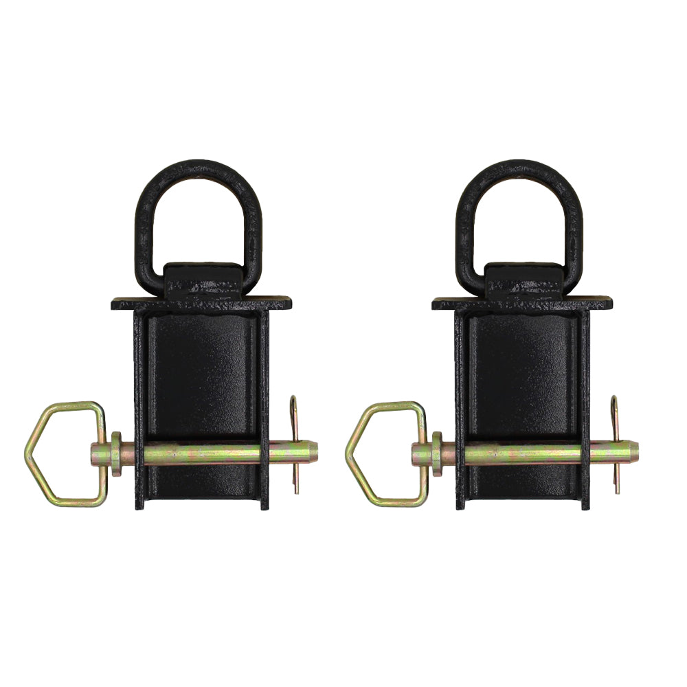 2 Pack Trailer Stake Pocket D-Rings for Flatbed Utility Capacity 12000#s
