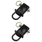 2 Pack Trailer Stake Pocket D-Rings for Flatbed Utility Capacity 12000#s
