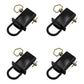 (4) 1/2" Thick D-Ring Pocket Tie Downs Removable 12,000 MBS for Stake Pockets