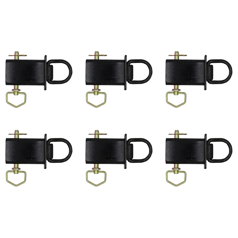 Qty 6: Removable Stake Pocket D-Rings Fits Universal Products Replaces PK-SPTD