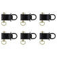 (6) D-Ring Stake Pockets Removable for Trailer Tie Down Transport Anchor Point