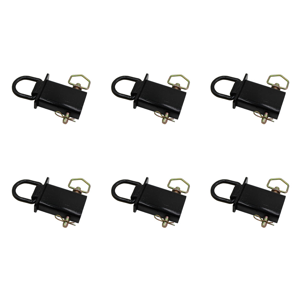 Qty 6: Removable Stake Pocket D-Rings Fits Universal Products Replaces PK-SPTD