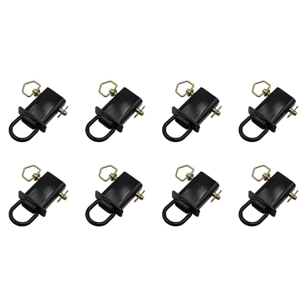 Qty 8: Removable Stake Pocket D-Rings Fits Universal Products Replaces PK-SPTD