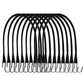 10 PACK 21" Heavy Duty Tarp Straps Tie Down Bungee Cords S-Hook Boat Covers