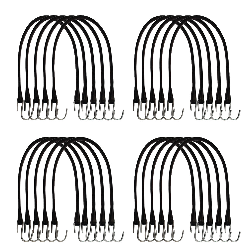 (20) 21" Tarp Tie Down Heavy Duty Rubber Bungee Strap Cords for D-Rhino 8001014