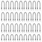 40 21" Rubber Tarp Straps Bungees Flatbed Truck Trailer Tarp Tie Down Poly Tarp