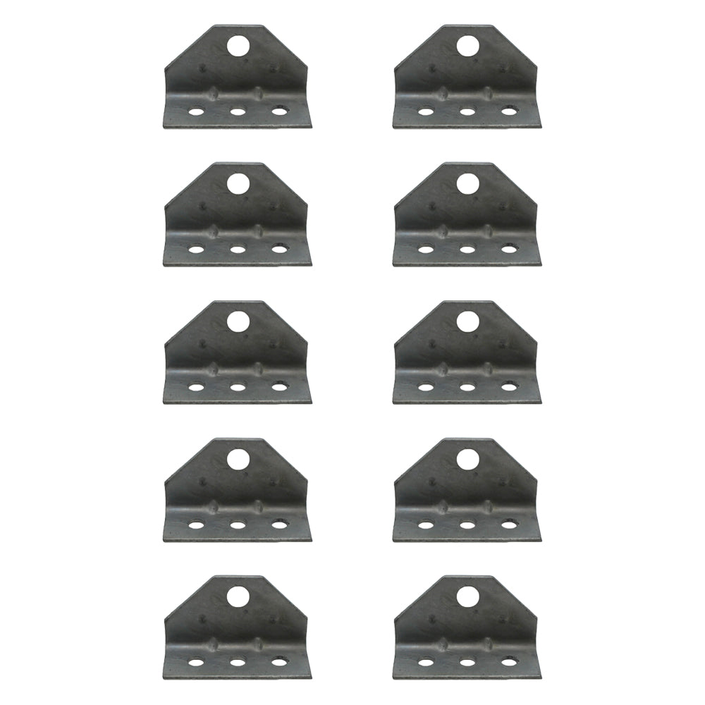Qty 10: Top Angle Bracket
 Fits Universal Products Replaces 86115G