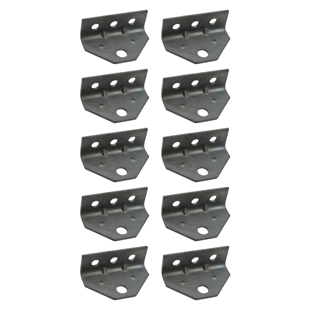 Set/10 Galvanized Swivel Top Boat Trailer Top Angle Brackets for Bunk Boards