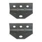 Qty 2: Top Angle Bracket
 Fits Universal Products Replaces 86115G