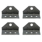 4 Brackets Top Angle Swivel Top for Boat Trailer Bunk Board Mounts