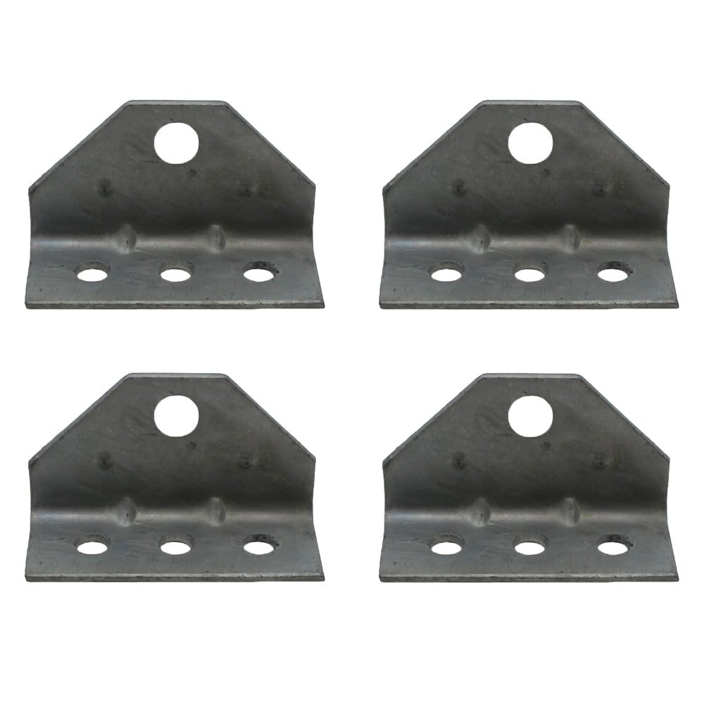 4 Brackets Top Angle Swivel Top for Boat Trailer Bunk Board Mounts