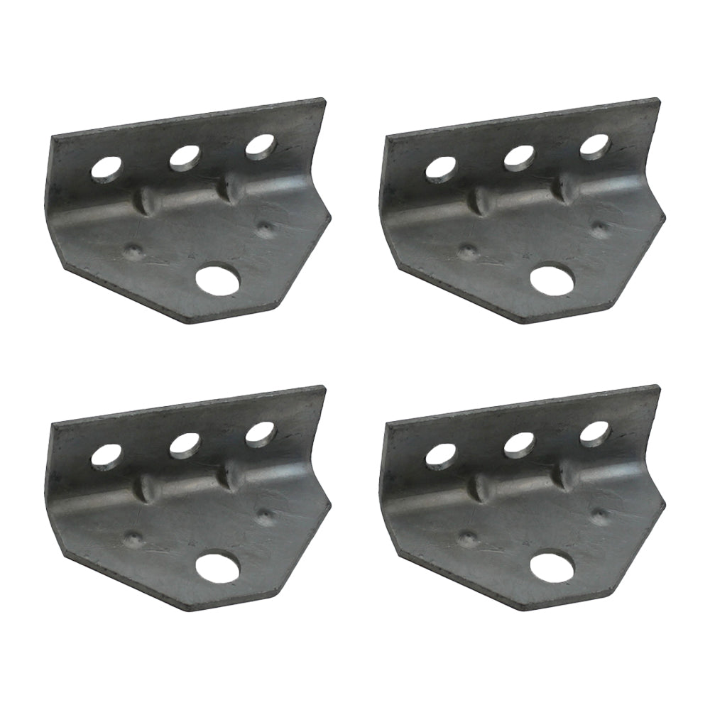 4 Brackets Top Angle Swivel Top for Boat Trailer Bunk Board Mounts
