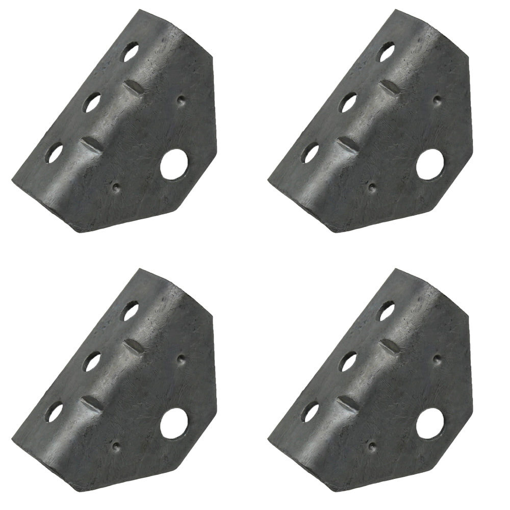 4 Brackets Top Angle Swivel Top for Boat Trailer Bunk Board Mounts