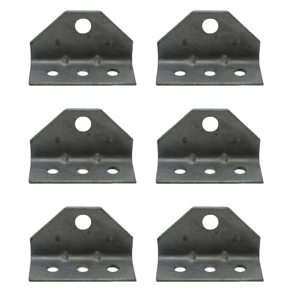 Set/6 Boat Trailer Top Angle Galvanized Swivel Top Angle Brackets Bunk Board