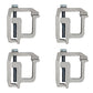 (4) Truck Cap Mounting Clamps Topper Camper Shell Fits Laventure OTK20-0291