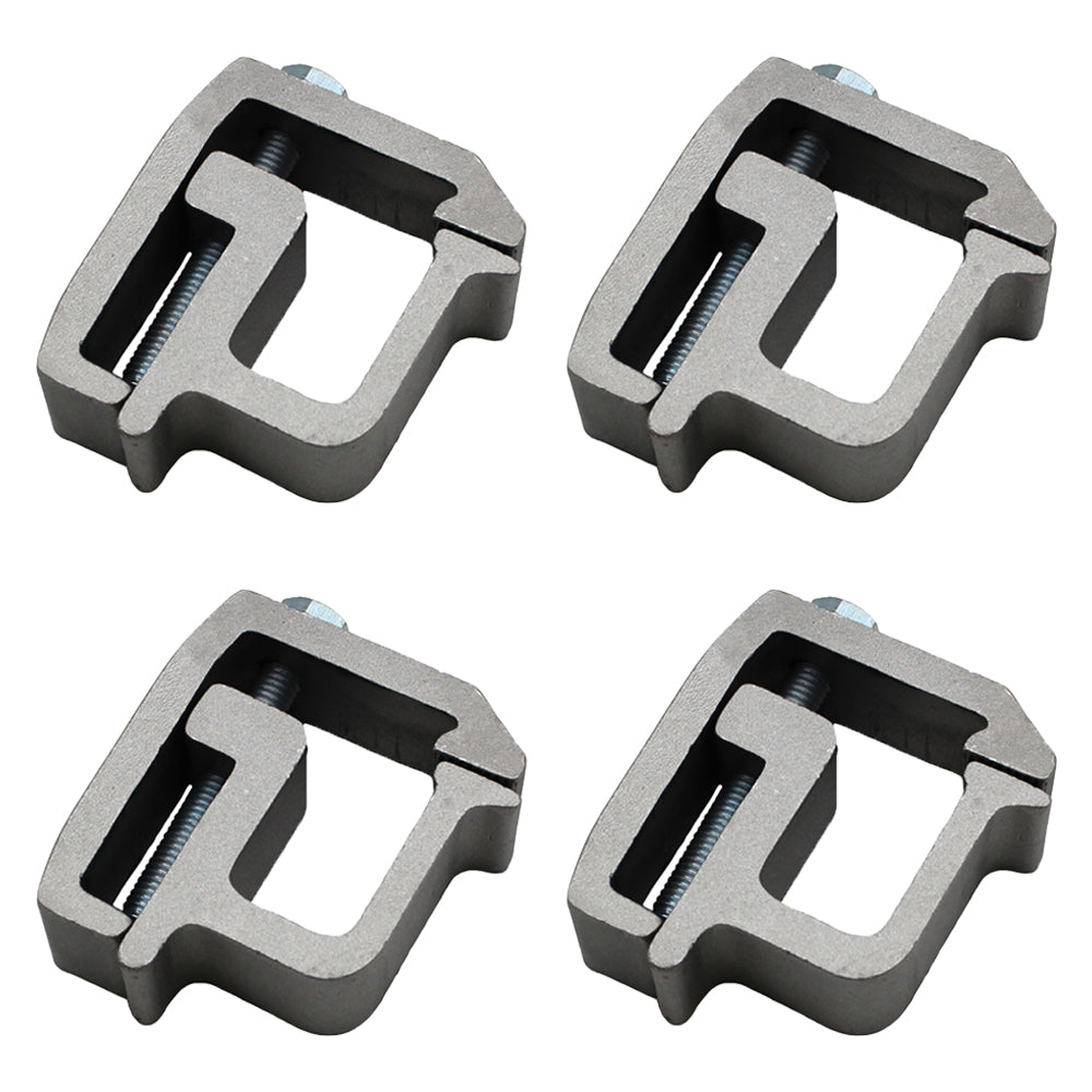 (4) Truck Cap Mounting Clamps Topper Camper Shell Fits Laventure OTK20-0291