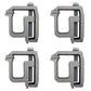 4 x Heavy Duty Aluminum Truck Cap Topper Camper Shell Mounting Clamps