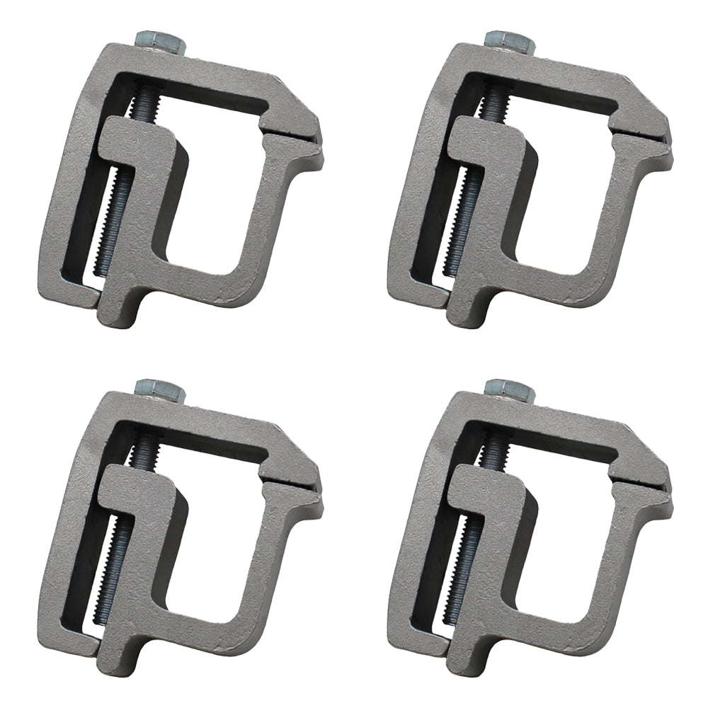 4 x Heavy Duty Aluminum Truck Cap Topper Camper Shell Mounting Clamps