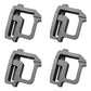 (4) New Heavy Duty ALUMINUM MOUNTING CLAMP for Truck Cap Topper Camper RV Rail