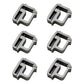 (6) Truck Cap Topper Camper Shell Mounting Clamps Heavy Duty TL-2002